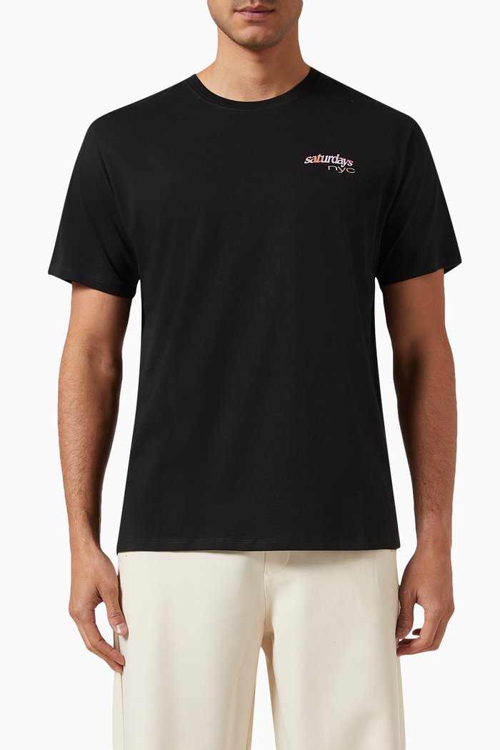 

Movement T-shirt in Cotton Jersey, Black
