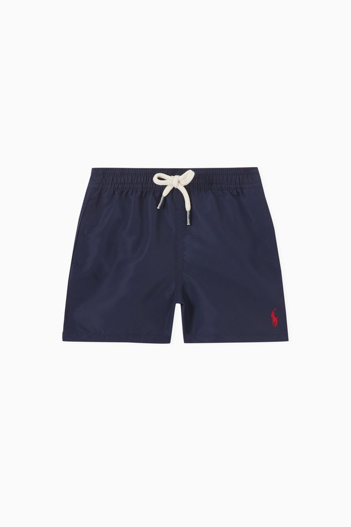 

Traveler Swim Short in Nylon, Blue