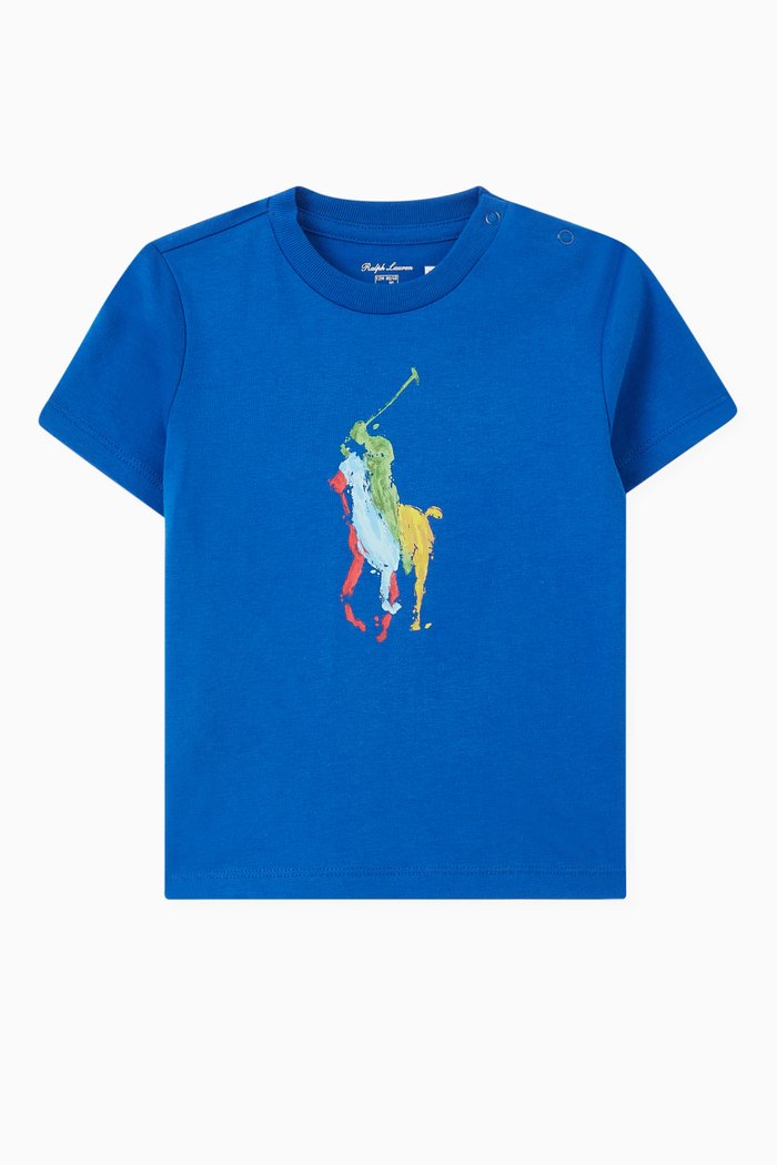 

Logo T-shirt in Cotton, Blue