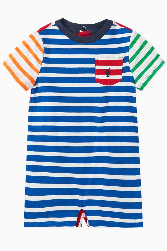 

Sleeveless Romper in Jersey, Blue