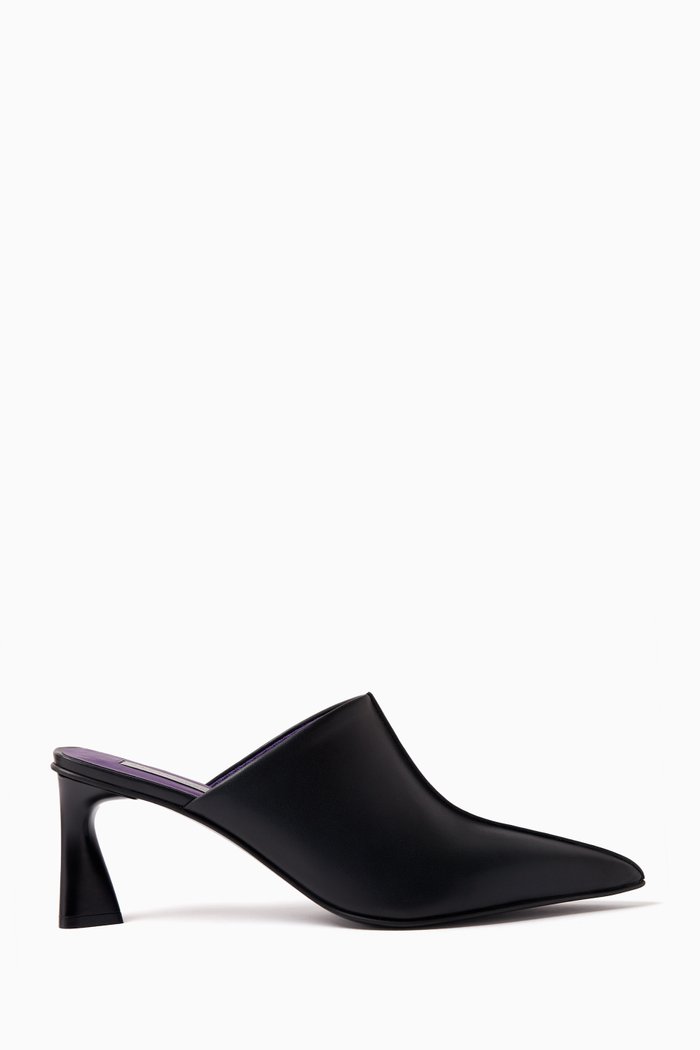

Elsa 70 Mules in Eco Alter Leather, Black