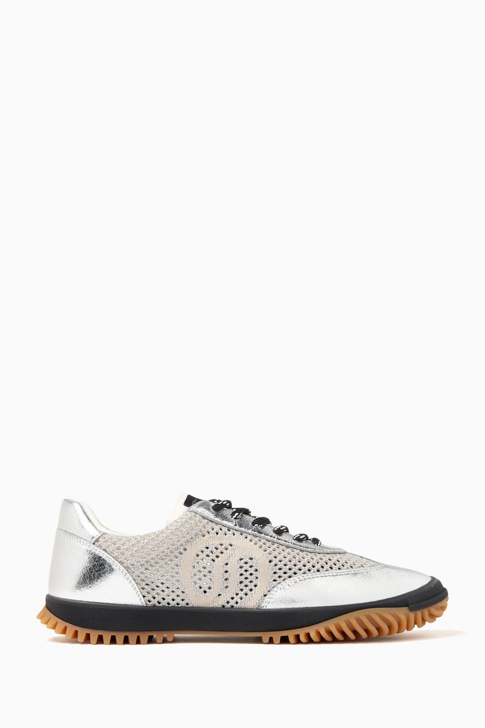 S-Wave Sport Sneakers in Mesh, Silver