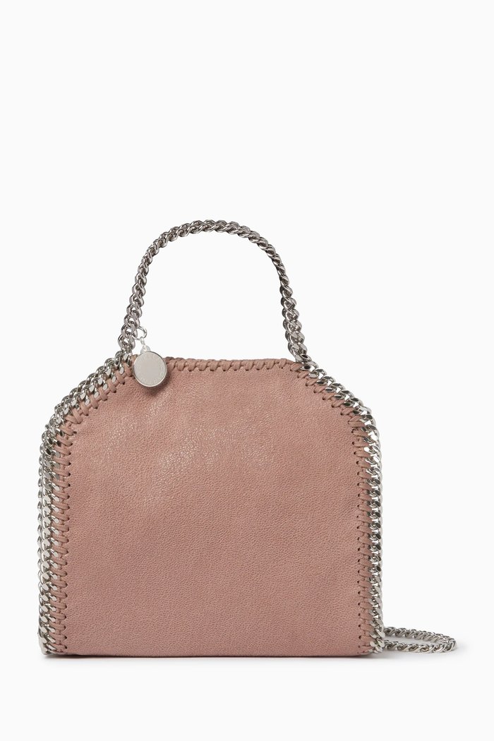 

Tiny Falabella Tote Bag in Shaggy Deer, Pink