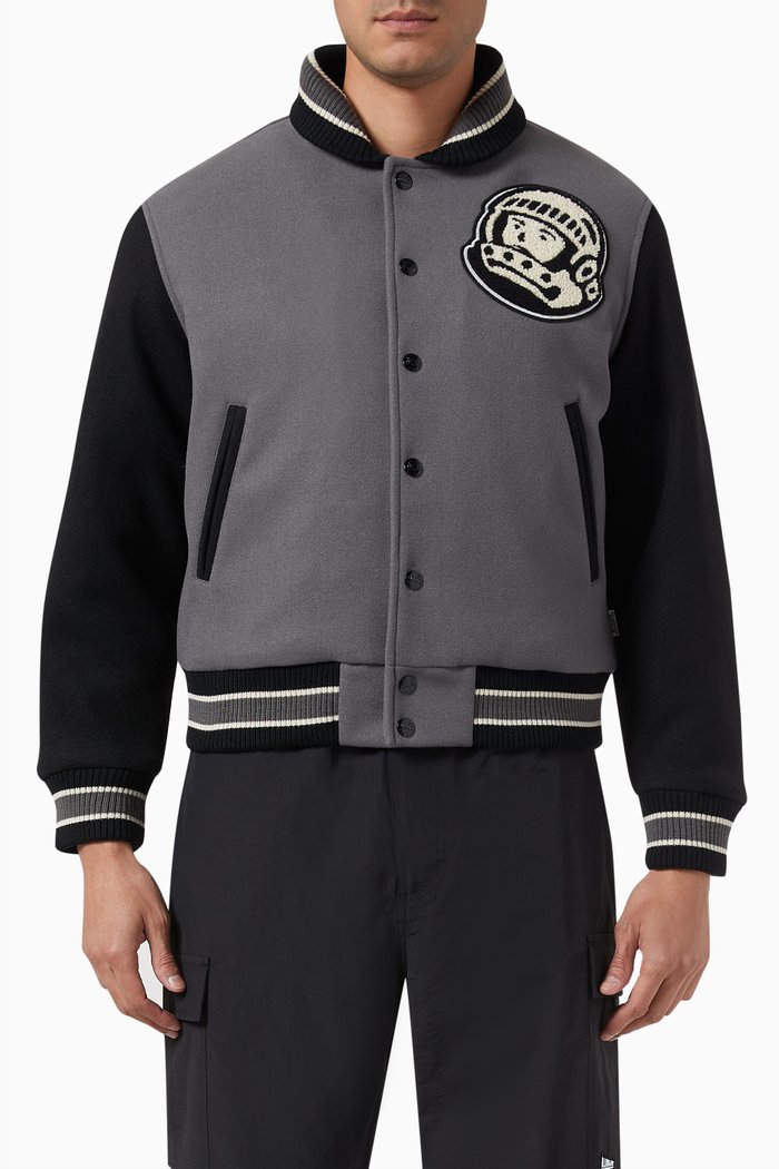 Astro Varsity Jacket, Grey