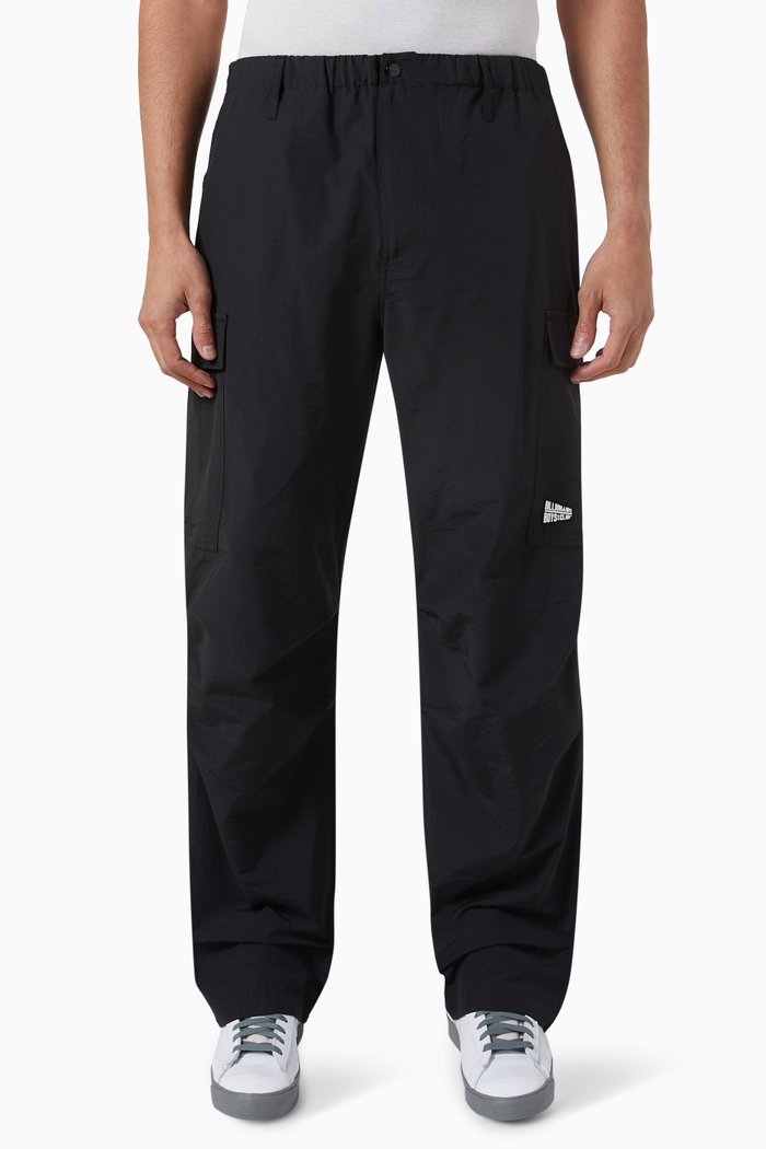 

Cargo Pants in Cotton-blend, Black
