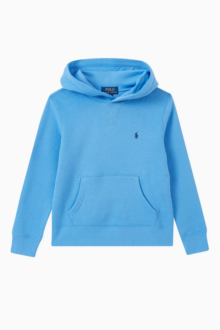 

Logo Hoodie in Cotton-blend, Blue