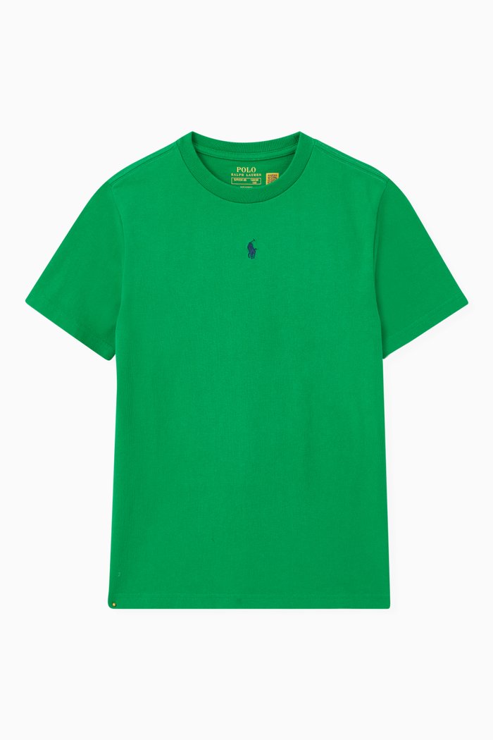 

Logo T-shirt in Cotton, Green