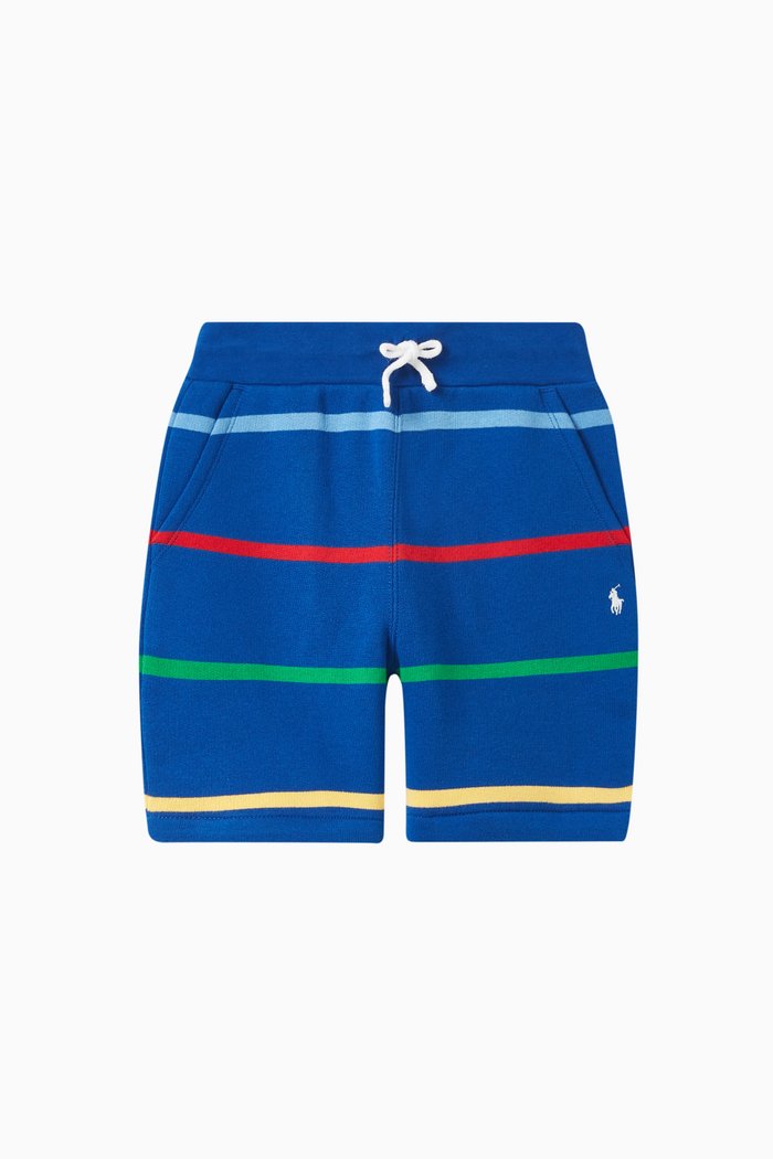 

Logo Shorts in Jersey, Blue