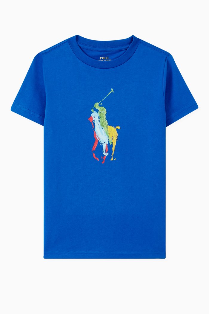 

Logo T-shirt in Cotton, Blue