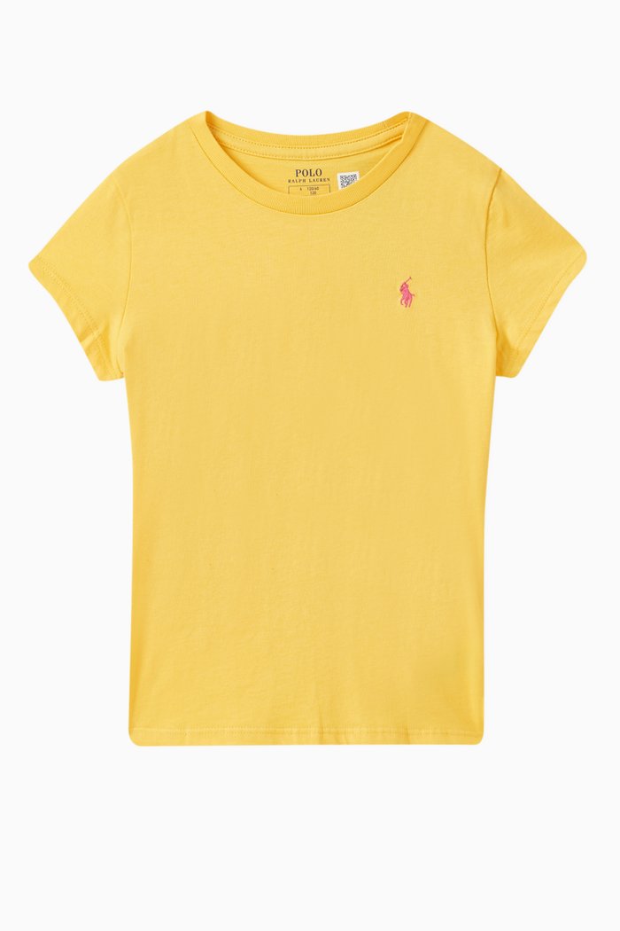 

Knit T-shirt, Yellow