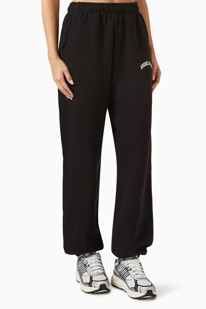 

ADA Sport Sweatpants in Cotton-fleece, Black