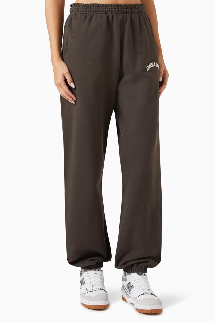 

AS Sport Sweatpants in Cotton-fleece, Brown