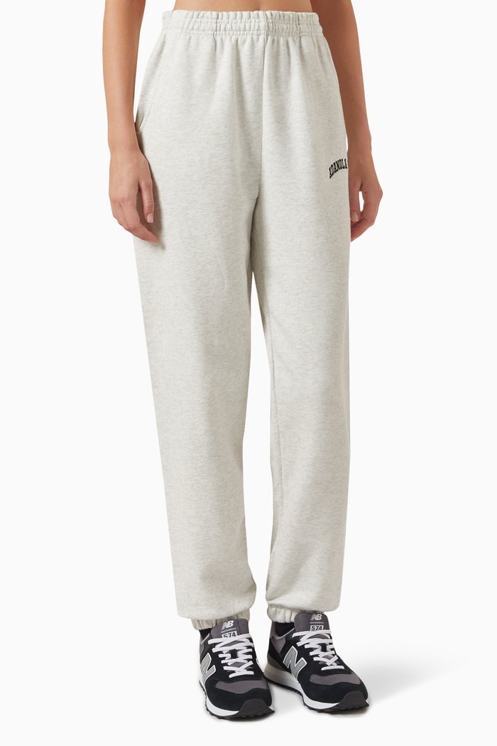 ADA Sport Sweatpants in Cotton-fleece, Grey