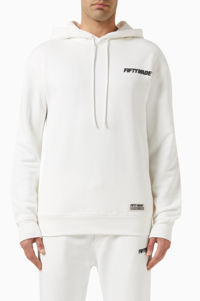 

Regular-fit Logo Hoodie in Organic Cotton, Neutral