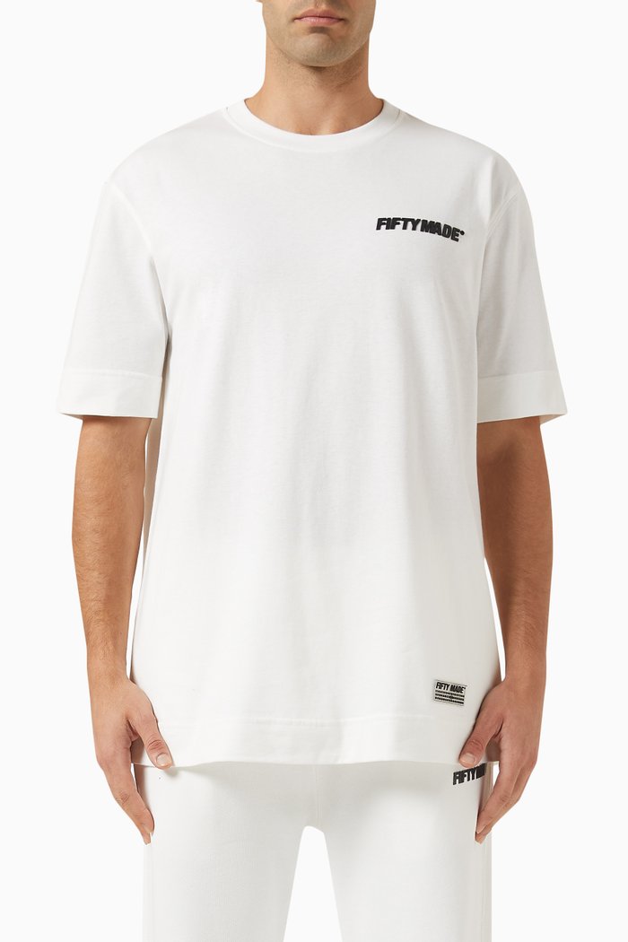 

Regular-fit Logo T-shirt in Organic Cotton, Neutral