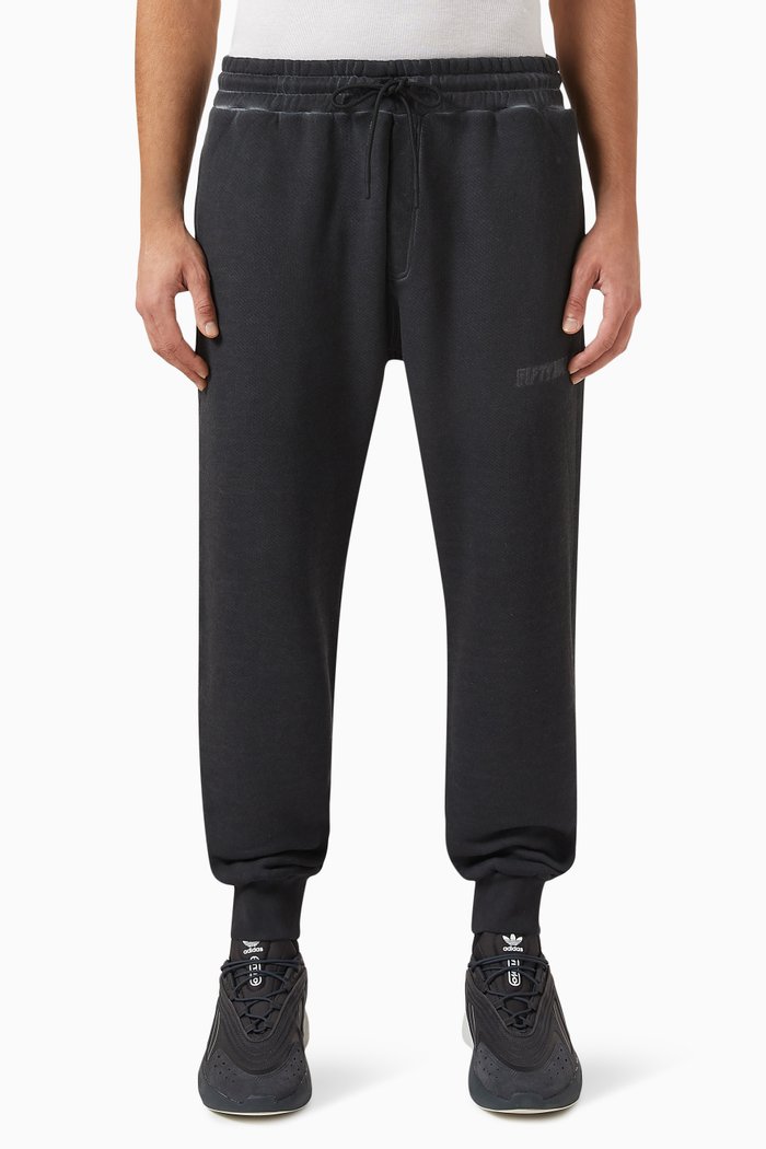 

Vintage Logo Sweatpants in Organic Cotton, Black