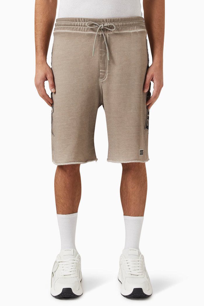 

Vintage Logo Shorts in Organic Cotton, Neutral