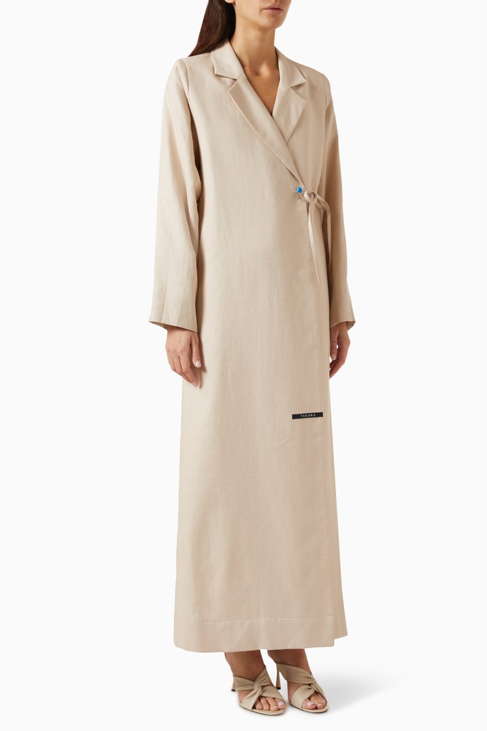 

Capri Abaya in Linen, Neutral