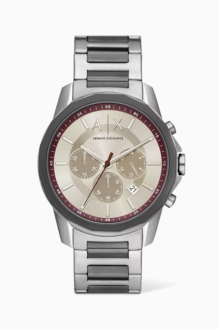 

Banks Chrono Watch, 44mm, Silver