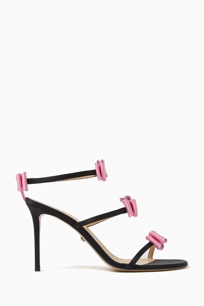 

Petite 95 Cadeau Mules in Satin, Black