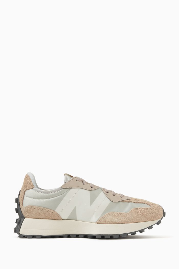 

327 Low-top Sneakers in Suede & Nylon, Pink