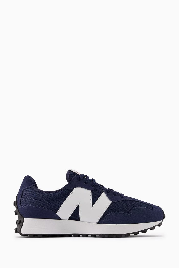 

327 Low-top Sneakers in Suede & Nylon, Blue