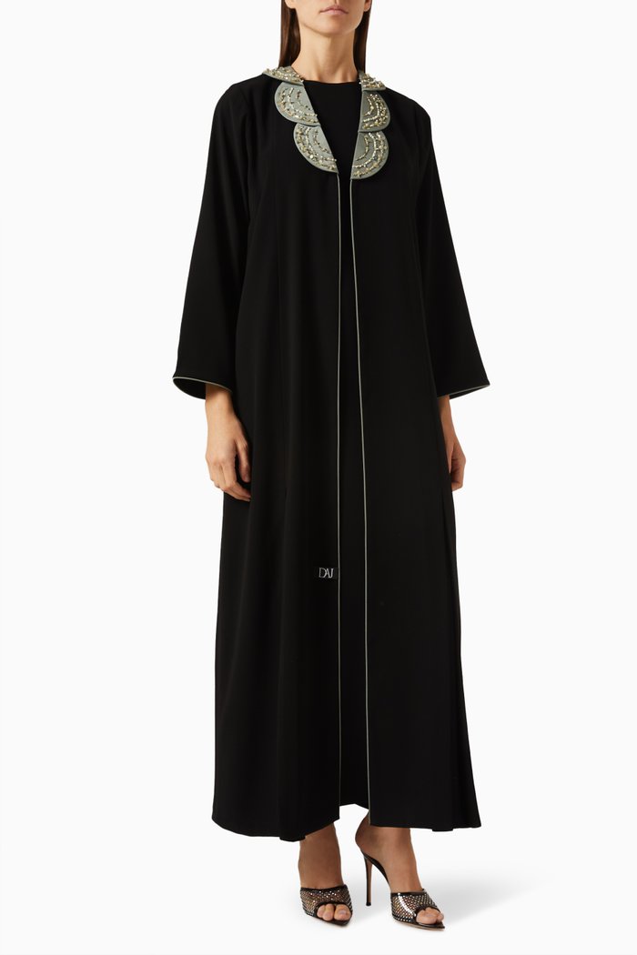 

Farah Panelled Abaya, Black