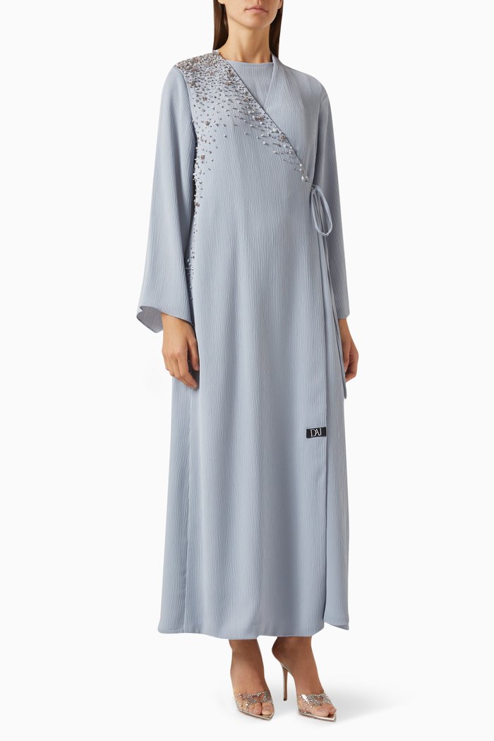 

Hyra Embellished Abaya, Blue