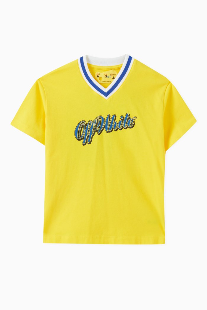 

Baseball Logo T-Shirt in Cotton, Yellow