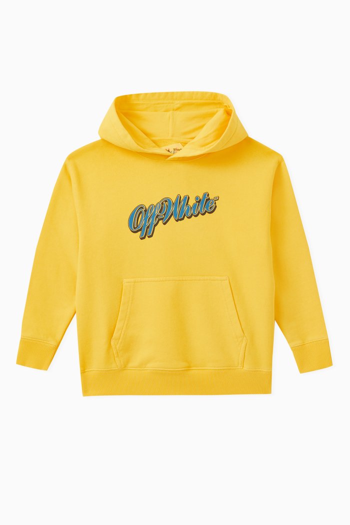 

Baseball Logo Hoodie in Cotton, Yellow