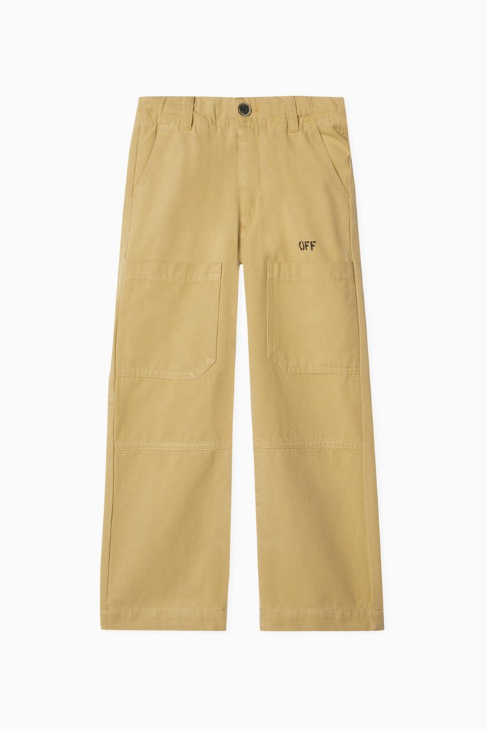 Cargo Pants in Cotton, Neutral