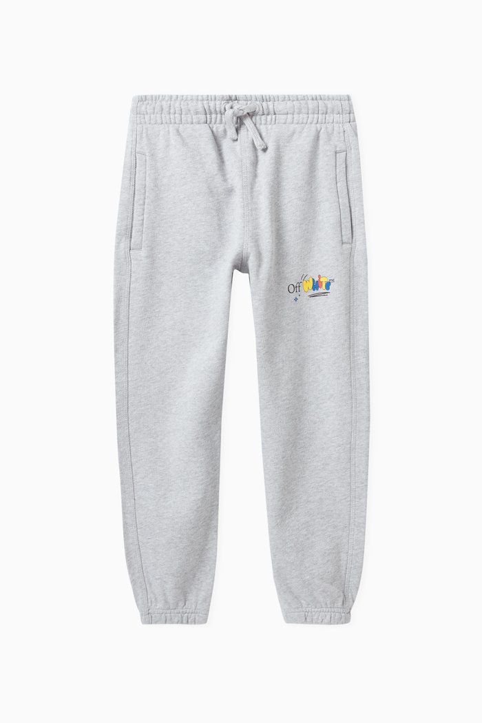 

Melange Sweatpants in Cotton, Grey