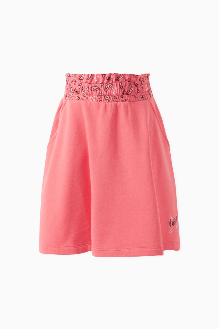 

Bandana Skirt in Cotton, Orange