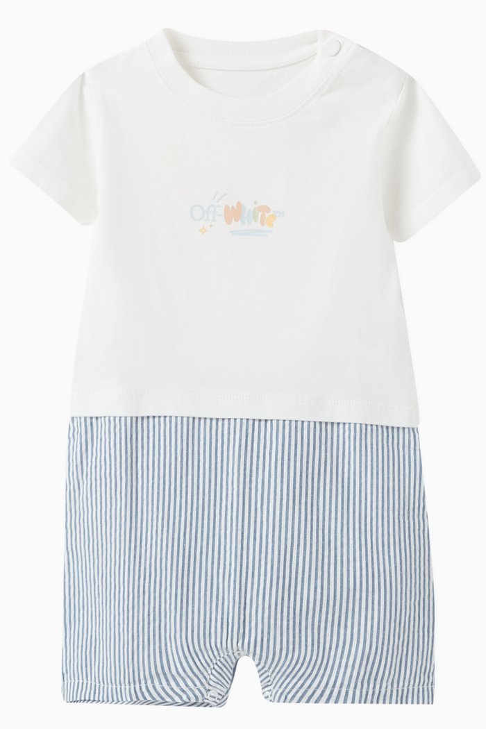 

Funny Romper in Cotton, White