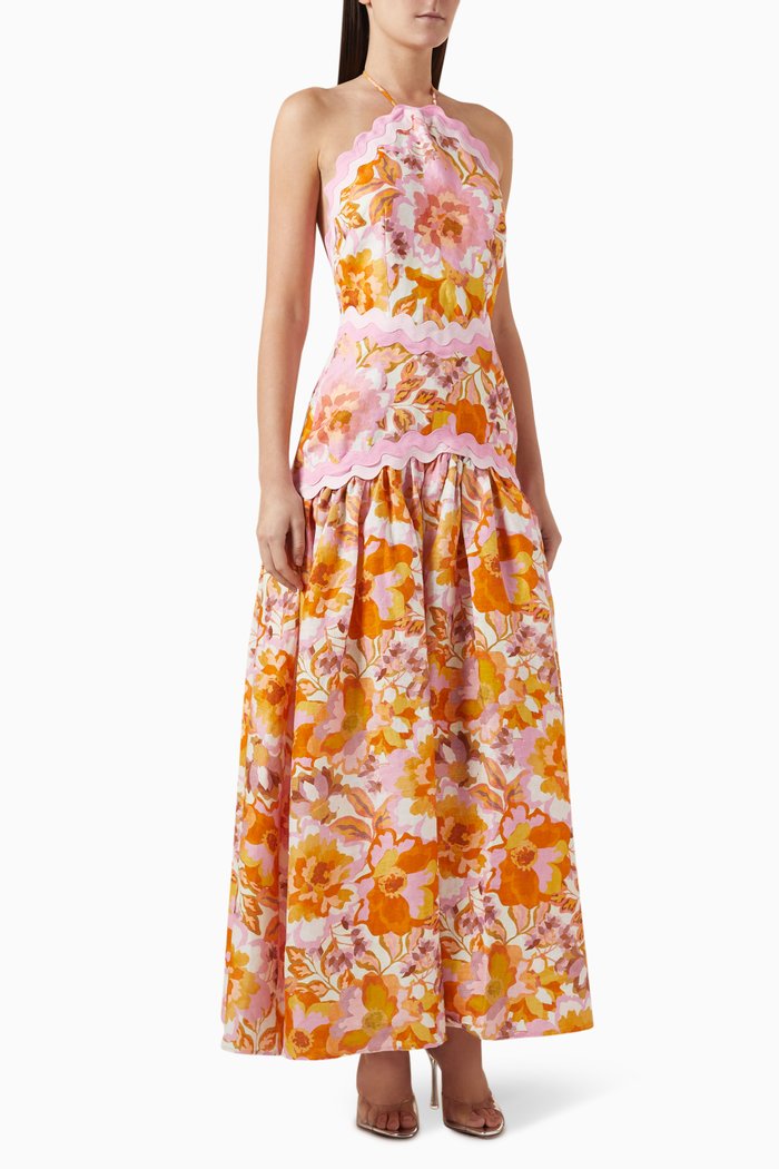 

Paiton Maxi Dress in Dahlia, Multicolour