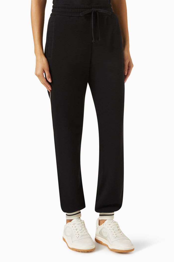 

Logo Pants in Jersey, Black