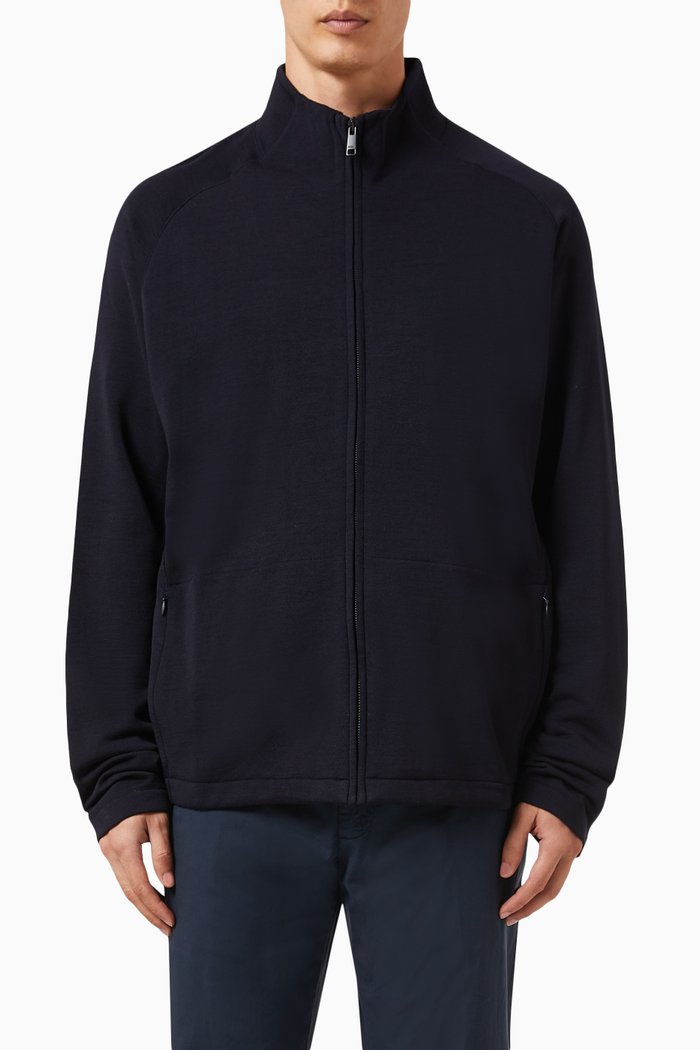 

Techmerino™ Sweatshirt in Wool, Blue