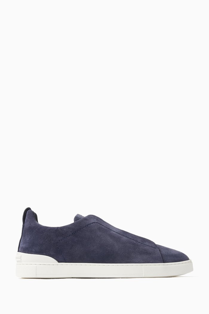 

Triple Stitch™ Low-top Sneakers in Suede, Blue