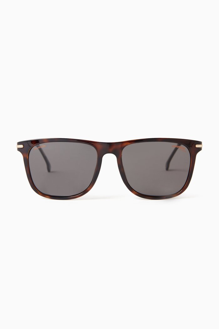 

276/S Square Sunglasses in Polyamide, Brown