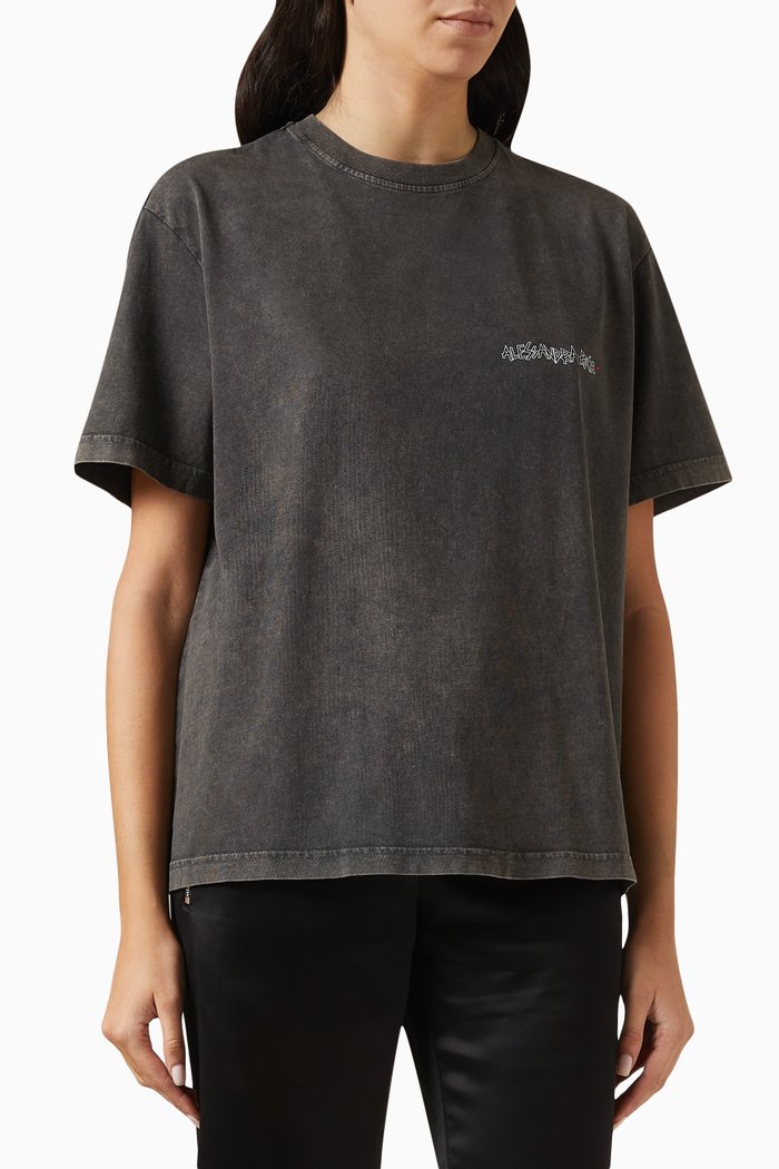 

Hotfix Logo T-shirt in Jersey, Grey
