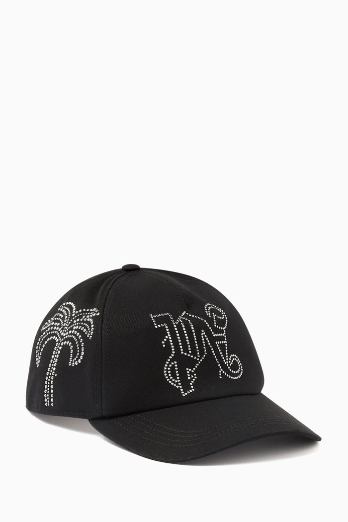 

PA Milano Baseball Cap in Cotton, Black