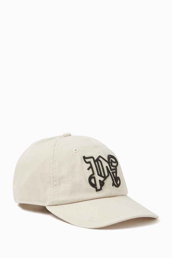 

Monogram Baseball Cap in Cotton, Neutral