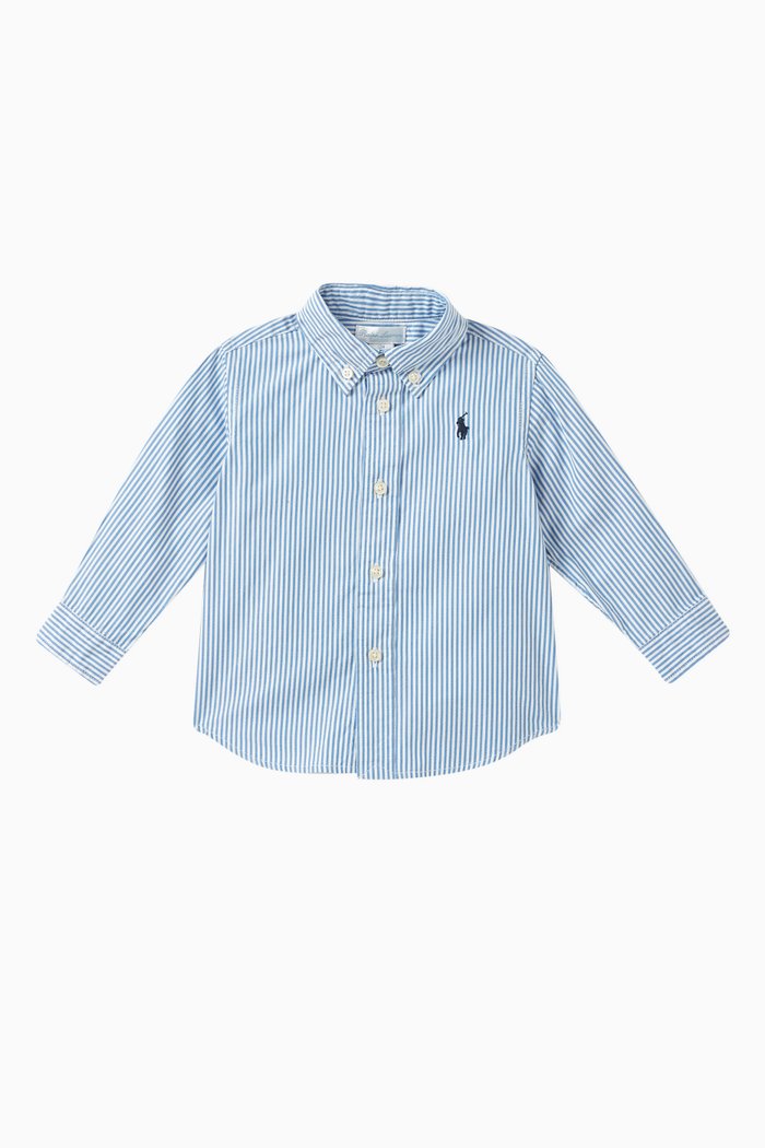 

Slim-fit Shirt in Poplin, Blue