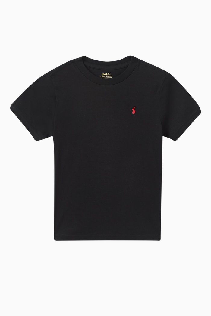 

T-shirt in Jersey, Black