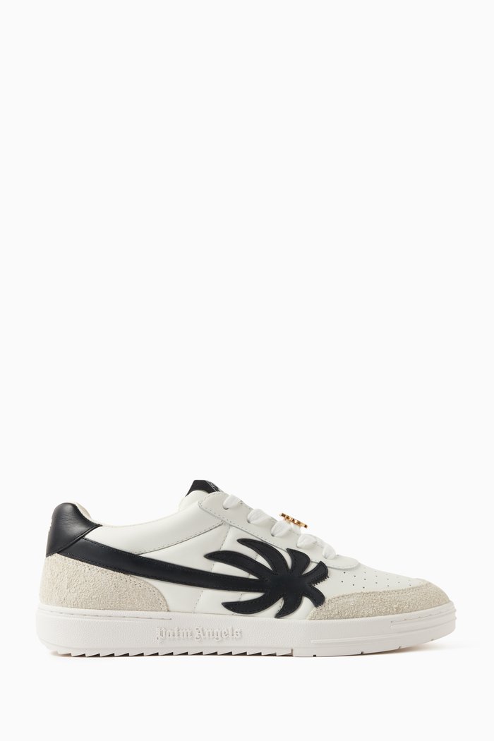 University Sneakers in Leather & Suede, White