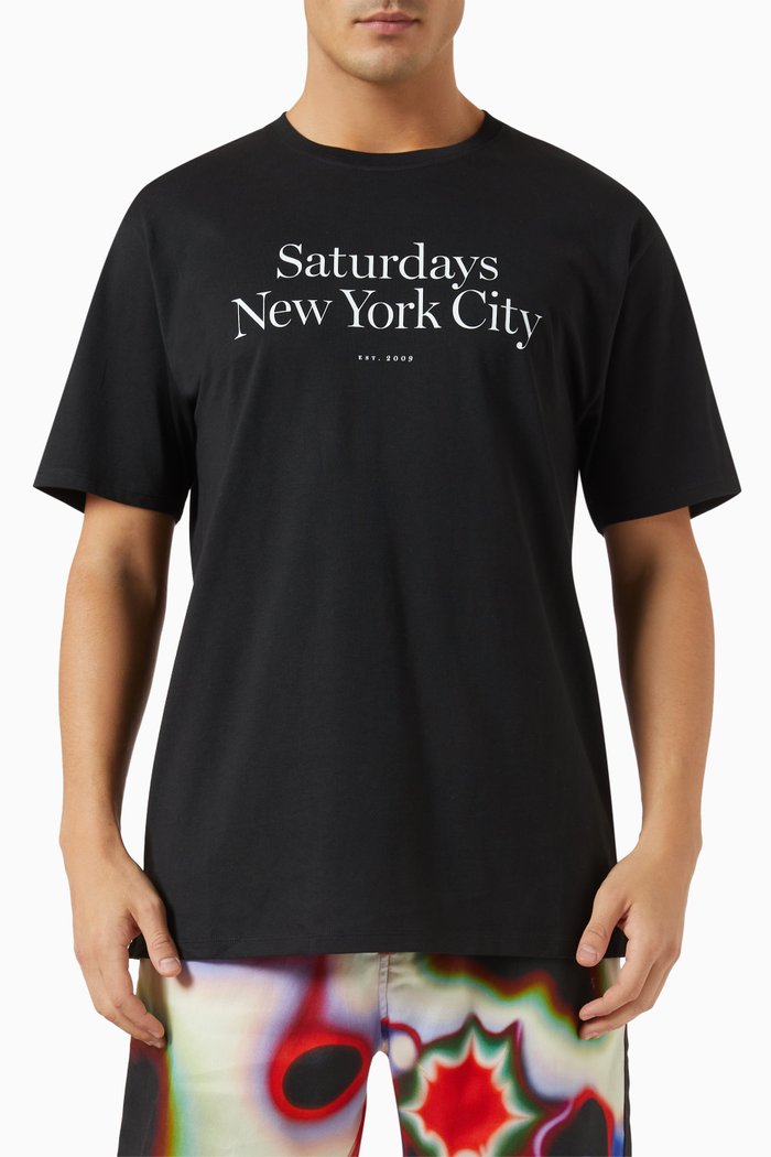 

Miller Logo T-shirt in Cotton Jersey, Black