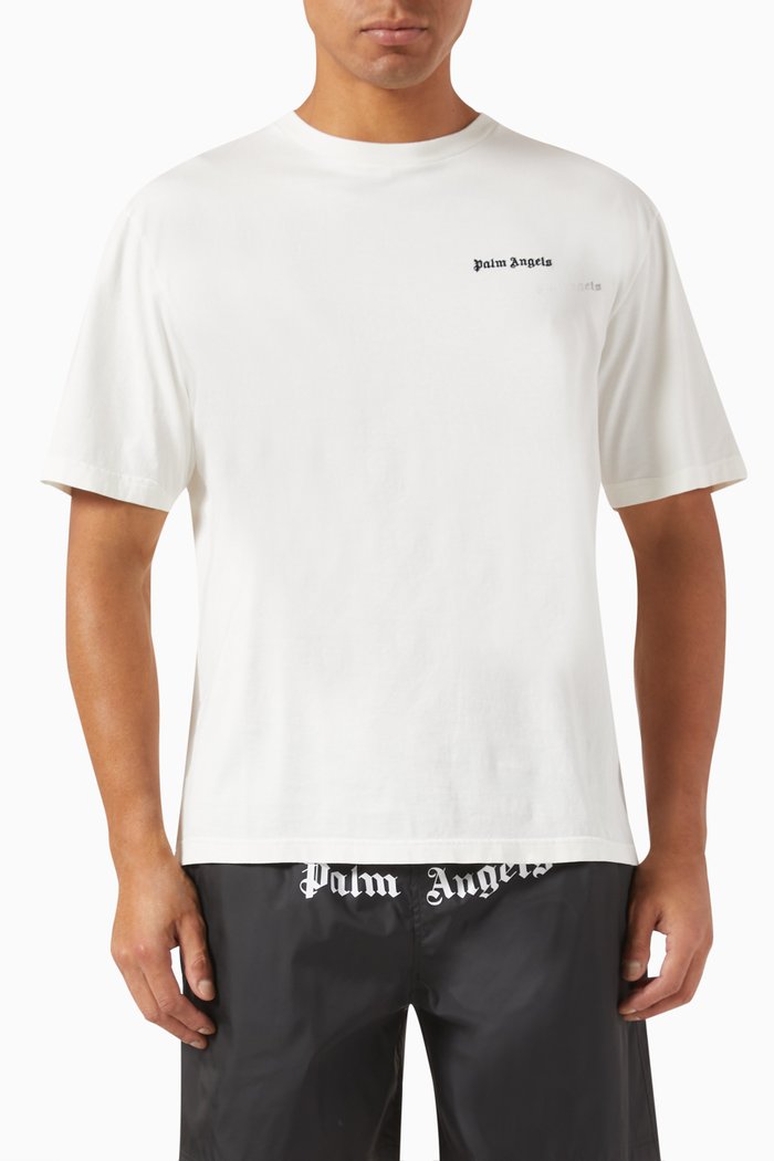 

Embroidered Logo T-shirt in Cotton, White