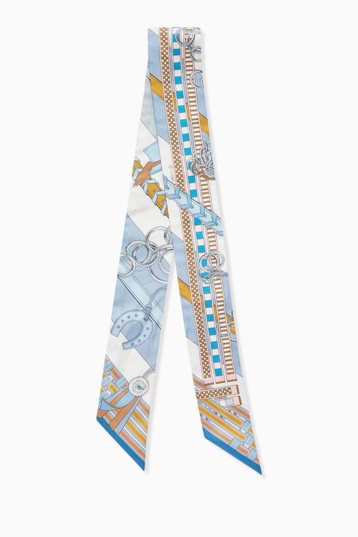 

Brides Gris-Gris Twilly Scarf in Silk, Multicolour
