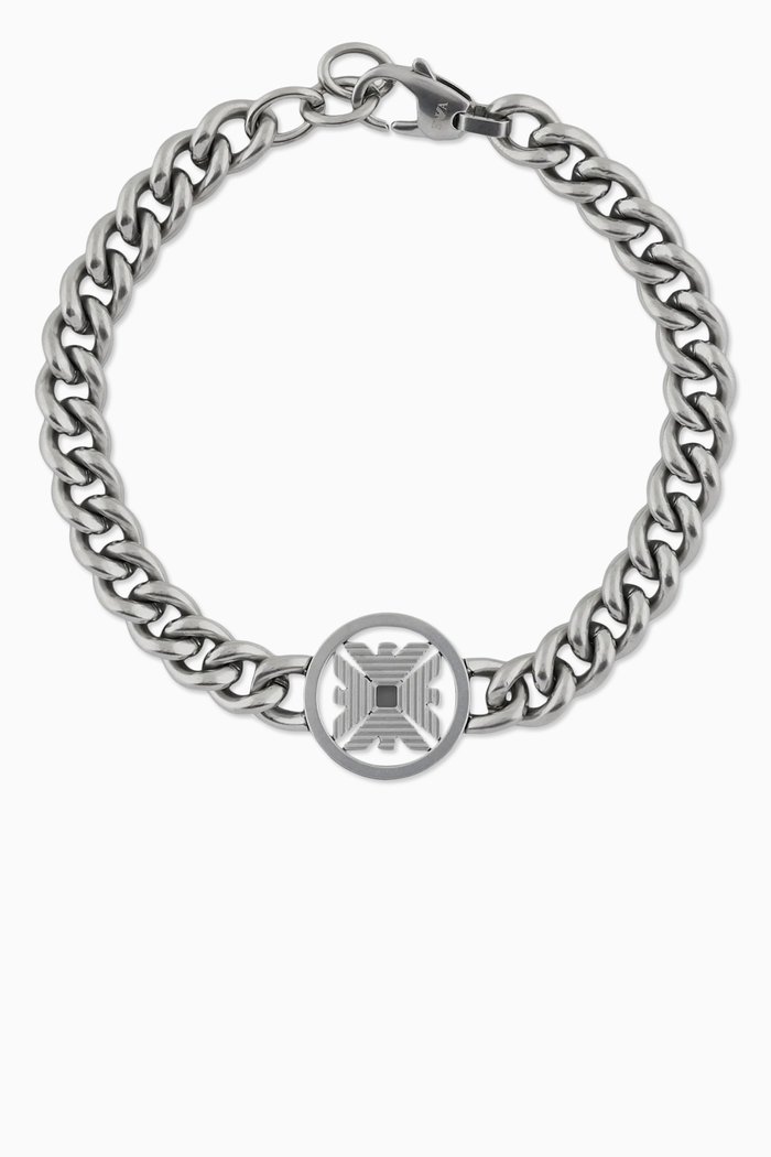 

Essential Pendant Bracelet in Stainless Steel, Silver