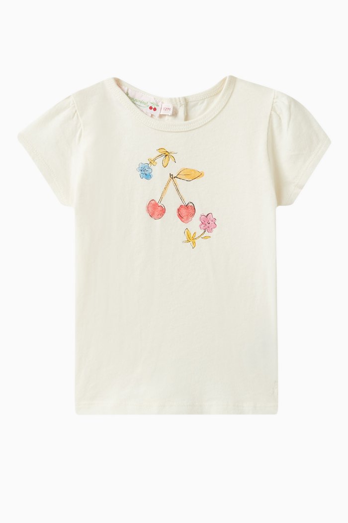 

Cira T-shirt in Organic Cotton, Neutral
